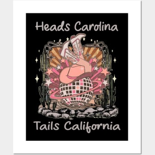 Heads Carolina, Tails California Cowgirl Boot Lovely Posters and Art